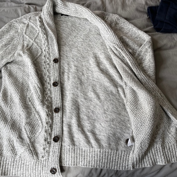Gray Trash Nouveau Men’s XL Cardigan - Picture 2 of 6